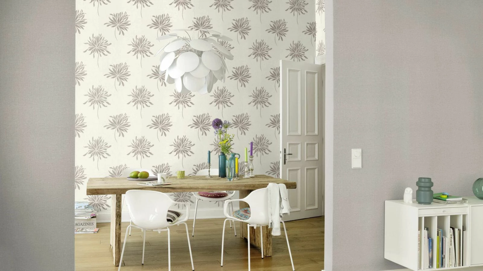 Tapete Vlies Rasch Textil Einfarbig Silber 649147 5 Tapete Vlies Rasch Textil Einfarbig Silber 649147 – Bild 3