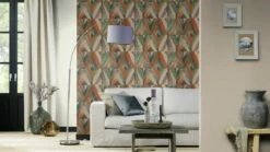 Tapete Vlies Raute Ethno Grün Beige Orange Rasch 704068 -Haus Dekoration Tapete Vlies Raute Ethno gruen beige orange Rasch 704068 63208711