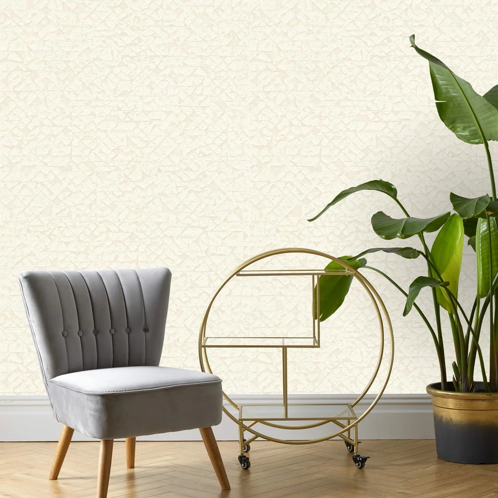 Tapete Vlies Rauten Grafisch Weiß Rasch 704327 6 Tapete Vlies Rauten Grafisch Weiß Rasch 704327 – Bild 4