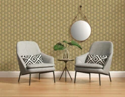 Tapete Vlies Retro Grafisch Gelb Grau Weiß 37707-4 -Haus Dekoration Tapete Vlies Retro Grafisch gelb grau weiss 37707 4 63208371