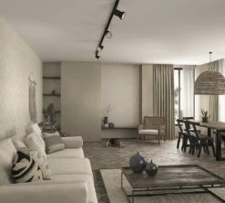 Tapete Vlies Sand-Körnung Einfarbig Weiß Glanz 32505