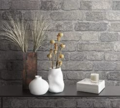 Tapete Vlies Steinmauer 3D Granulat Creme Brique 58411 -Haus Dekoration Tapete Vlies Steinmauer 3D Granulat creme Brique 58411 192119 1