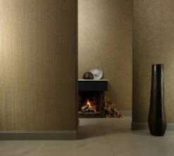 Tapete Vlies Streifen Gold Braun Metallic 55925 -Haus Dekoration Tapete Vlies Streifen gold braun metallic Dieter 1