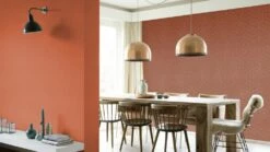 Tapete Vlies Uni Textilstruktur Orange-rot Rasch 700497 -Haus Dekoration Tapete Vlies Uni Textilstruktur orange rot Rasch 700497 63208706