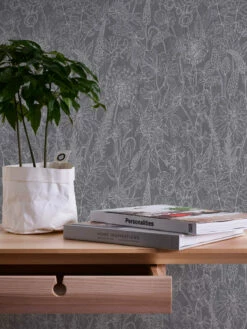 Tapete Vlies Wiese Blumen Dunkelgrau Metallic 37834-4 11 Tapete Vlies Wiese Blumen Dunkelgrau Metallic 37834-4 -Haus Dekoration Tapete Vlies Wiese Blumen dunkelgrau Metallic 37834 4 63207827 1