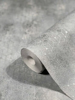 Tapete Vlies Würfel Putz Dunkelgrau Glanz Novamur 82242 -Haus Dekoration Tapete Vlies Wuerfel Putz dunkelgrau Glanz Novamur 82242 63207561 2