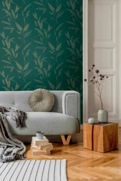 Tapete Vlies Dunkelgrün Bronze Palmen 37549-1 | 375491 -Haus Dekoration Tapete Vlies dunkelgruen bronze Palmen 37549 1 375491 63204440