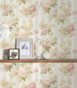 Tapete Vlies Streifen Mit Blumen Creme-beige 30446-1 13 Tapete Vlies Streifen Mit Blumen Creme-beige 30446-1 -Haus Dekoration Tapete aus Vlies 30446 1 Streifen mit Blumen creme beige 152931 3