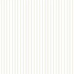 Kindertapete Papier Streifen Fein Weiß Hellbraun 102304