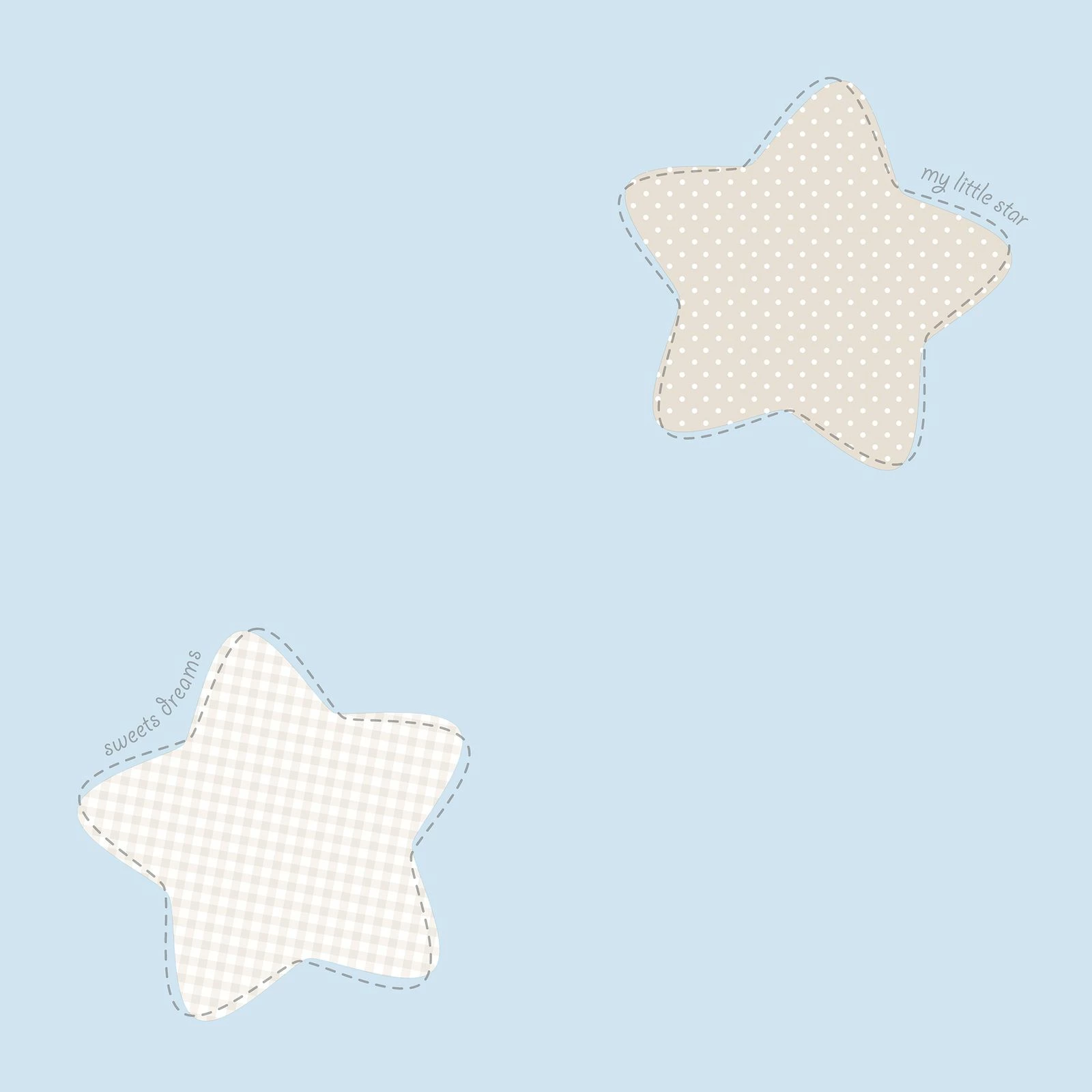 Kindertapete Papier Sterne Groß Blau Weiß Grau 202241 3 Kindertapete Papier Sterne Groß Blau Weiß Grau 202241