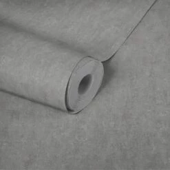 Tapete Vlies Putz-Optik Grau 38693-5