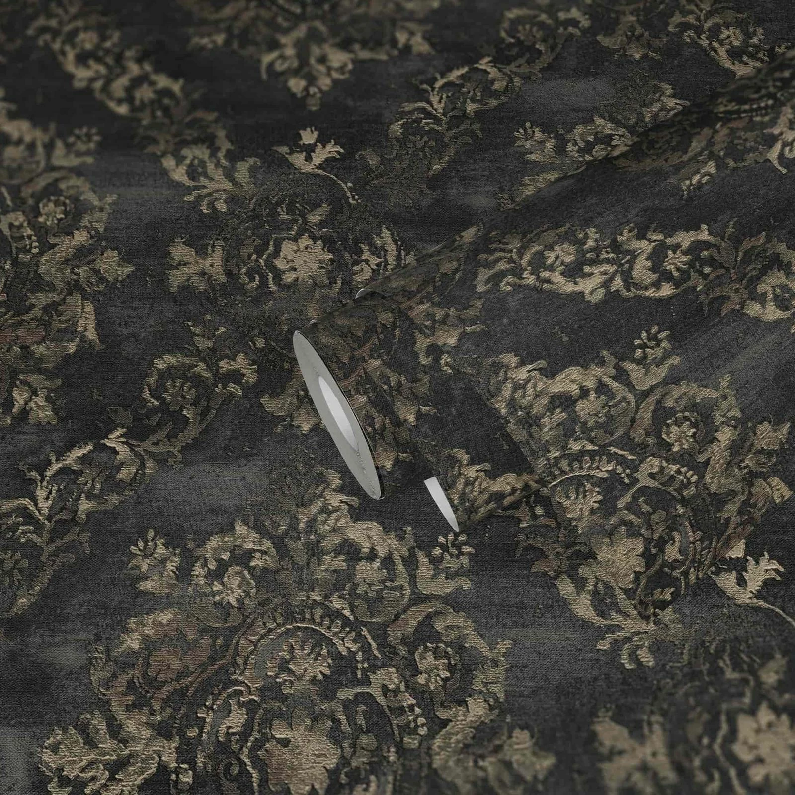 Tapete Vlies Ornamente Anthrazit Beige 38707-4 7 Tapete Vlies Ornamente Anthrazit Beige 38707-4 – Bild 5