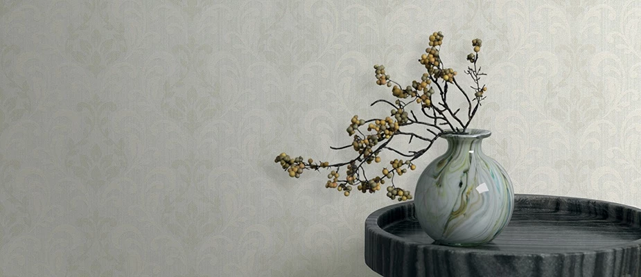 Textil Tapete Ornament Hellgrau Rasch Textil Sky 082400 4 Textil Tapete Ornament Hellgrau Rasch Textil Sky 082400 – Bild 2