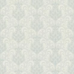 Textil Tapete Ornament Hellgrau Rasch Textil Sky 082400