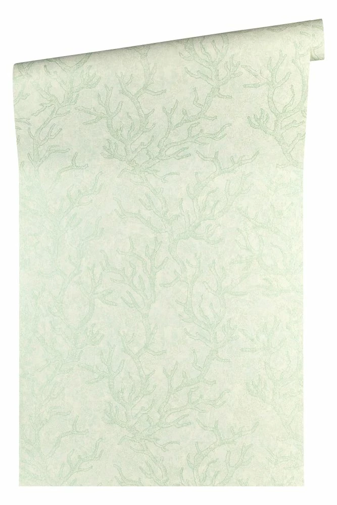 Versace Home Tapete Korallen Grün Weiß Glanz 34497-3 4 Versace Home Tapete Korallen Grün Weiß Glanz 34497-3 – Bild 2