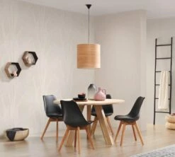 Vlies Tapete Blätter Beige-grau Hygge Livingwalls 36123-2