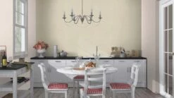 Vlies Tapete Uni Textil Design Creme Rasch 445206 -Haus Dekoration Vlies Tapete Uni Textil Design creme Rasch 44520 4