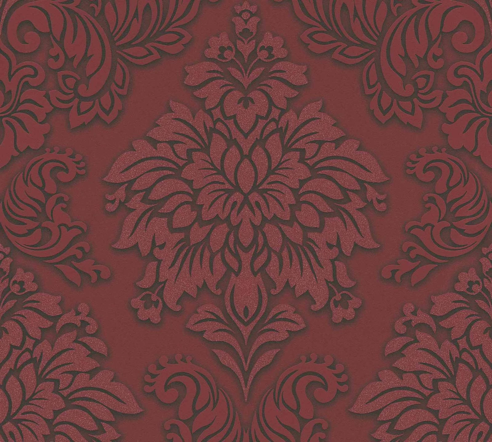 Vliestapete Barock Bordeaux Schwarz Glitzer 36898-3 3 Vliestapete Barock Bordeaux Schwarz Glitzer 36898-3