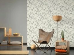 Vliestapete Chesterfield Grau Silber Glitzer 36897-3 -Haus Dekoration Vliestapete Chesterfield grau silber Glitzer 36897 3 191288 3