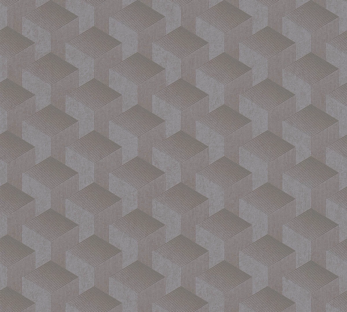 Vliestapete 3D-Optik Würfel Linien Dunkelgrau 38963-2 4 Vliestapete 3D-Optik Würfel Linien Dunkelgrau 38963-2 – Bild 2
