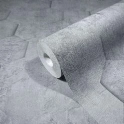 Vliestapete Grau Waben 3D Optik Marburg 34160 -Haus Dekoration Vliestapete Grau Waben 3D Optik Marburg 34160 63214890 2