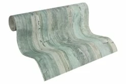 Vliestapete Holz Mint Grau Tapete AS Decoworld 95405-5