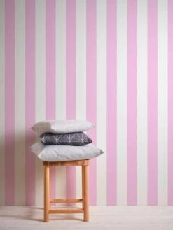 Vliestapete Kinder Blockstreifen Rosa Weiß 38148-1 -Haus Dekoration Vliestapete Kinder Blockstreifen rosa weiss 38148 1 63208473 1