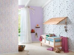 Vliestapete Kinder Floral Blumen Lila Rosa Weiß 38118-1 -Haus Dekoration Vliestapete Kinder Floral Blumen lila rosa weiss 38118 1 63208428 1
