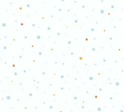 Vliestapete Kinder Punkte Blau Gelb Weiß 38116-2