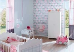 Vliestapete Kinder Uni-Design Grau 38317-4 -Haus Dekoration Vliestapete Kinder Uni Design grau 38317 4 63208484 1