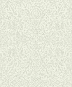 Vliestapete Ornament Orient Creme Grün Glanz 296135