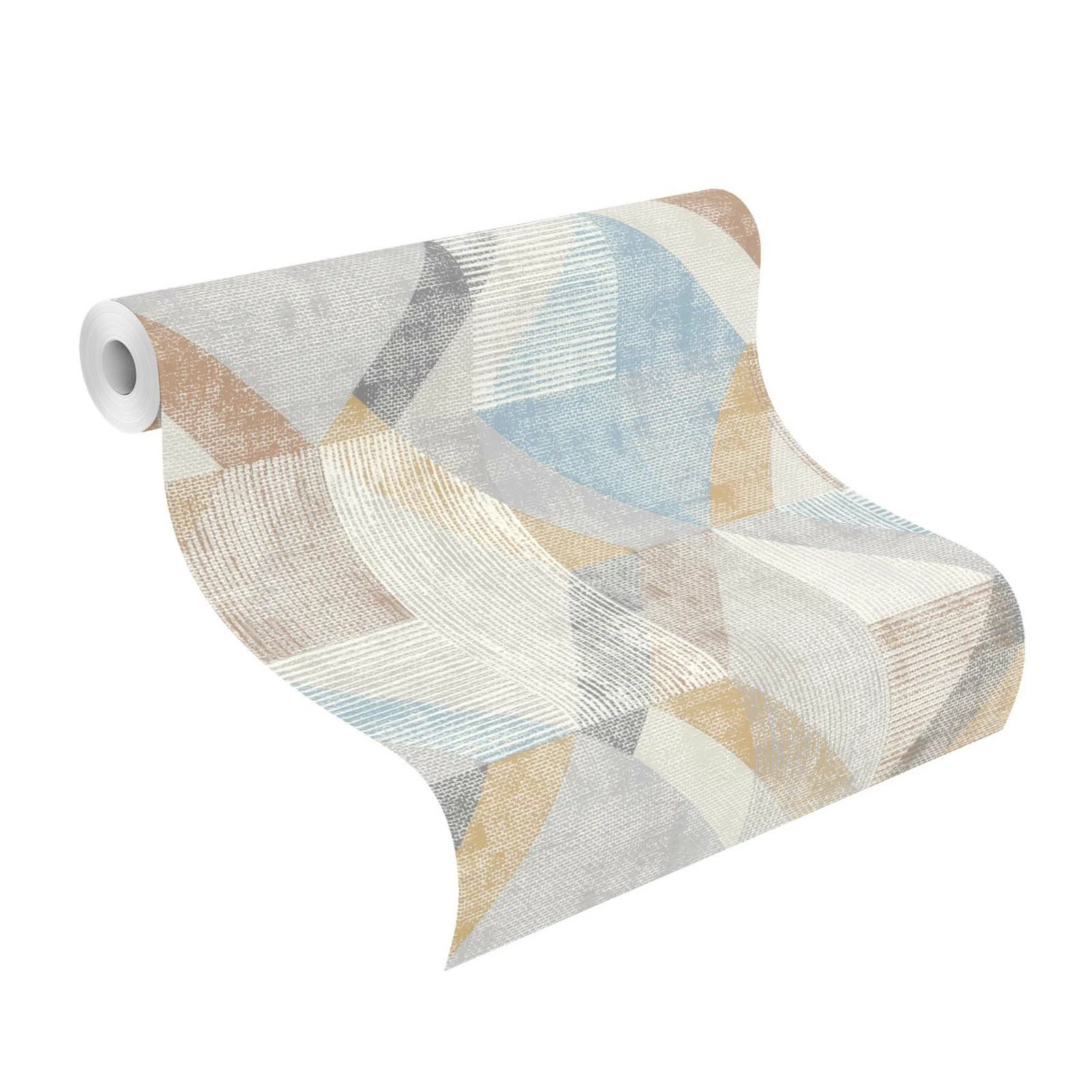 Rasch Vliestapete Grau Beige Dreiecke Grafik 311907 5 Rasch Vliestapete Grau Beige Dreiecke Grafik 311907 – Bild 3