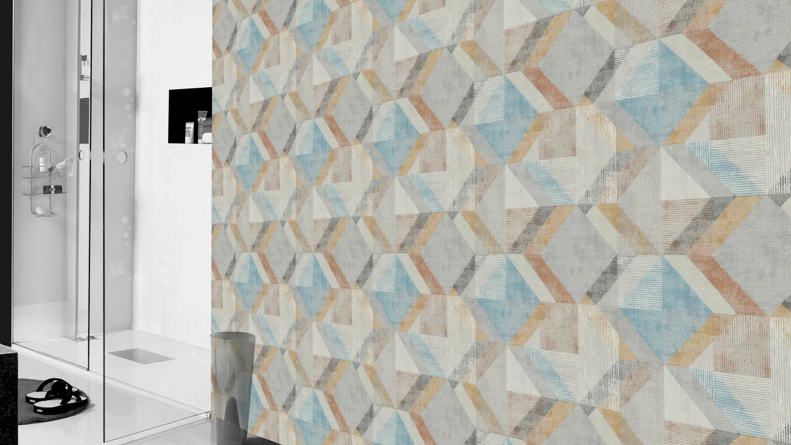 Rasch Vliestapete Grau Beige Dreiecke Grafik 311907 3 Rasch Vliestapete Grau Beige Dreiecke Grafik 311907