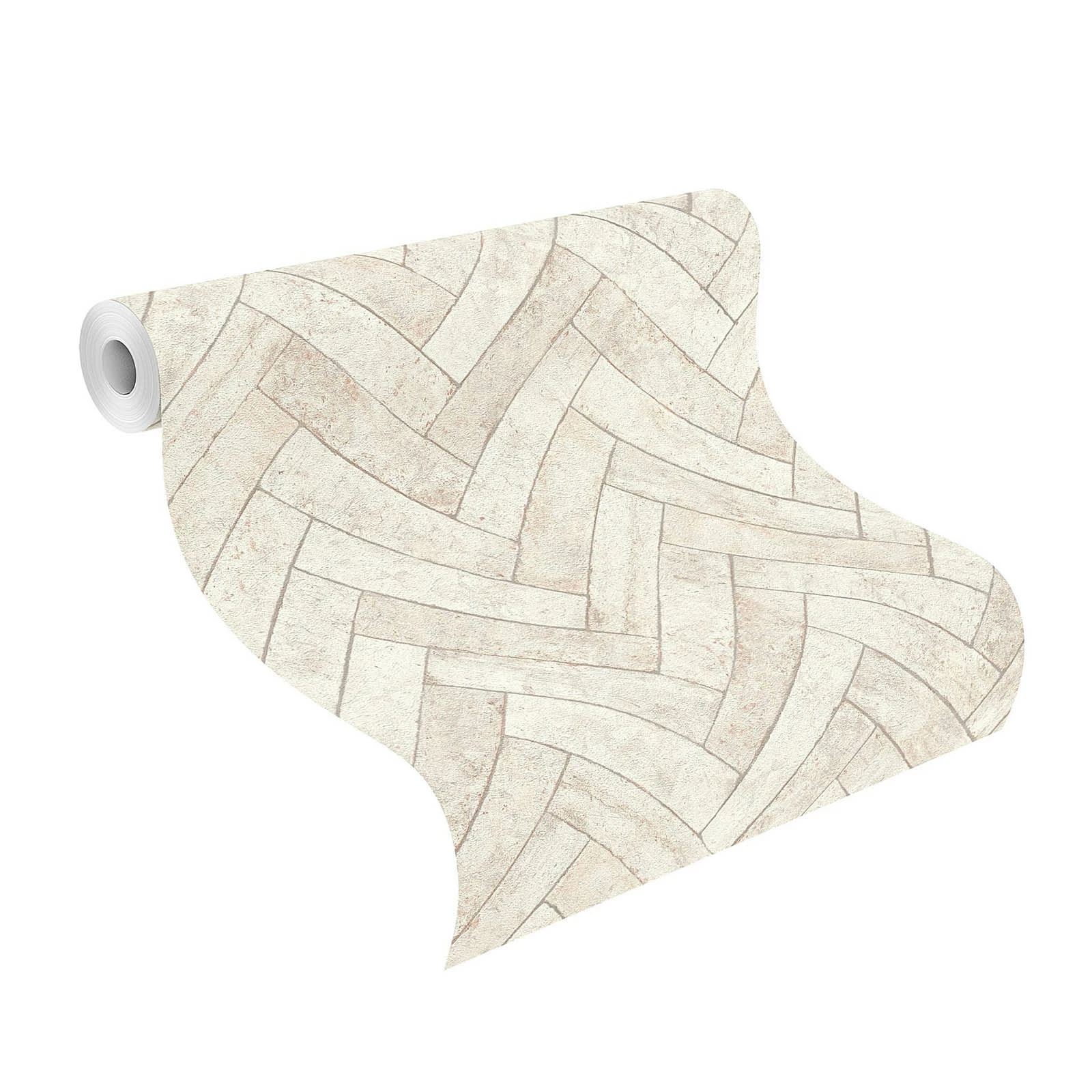 Rasch Vliestapete 499117 Backstein Optik Weiß Grau 4 Rasch Vliestapete 499117 Backstein Optik Weiß Grau – Bild 2