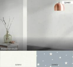 Vliestapete Sterne Glow In The Dark Graublau 32440-3 -Haus Dekoration Vliestapete Sterne Glow In The Dark graublau 32440 3 170018 2