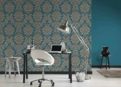 Vliestapete Uni-Design Strukturiert Blau 36899-6 9 Vliestapete Uni-Design Strukturiert Blau 36899-6 -Haus Dekoration Vliestapete Uni Design blau 36899 6 191300 2