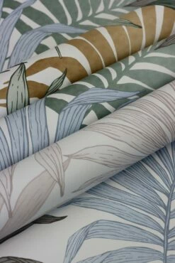 Rasch Tapete Landhaus Stil Palmen Olivgrün 252651 -Haus Dekoration rasch Tapete Landhaus Stil Palmen Gruen 252651 63212662 6